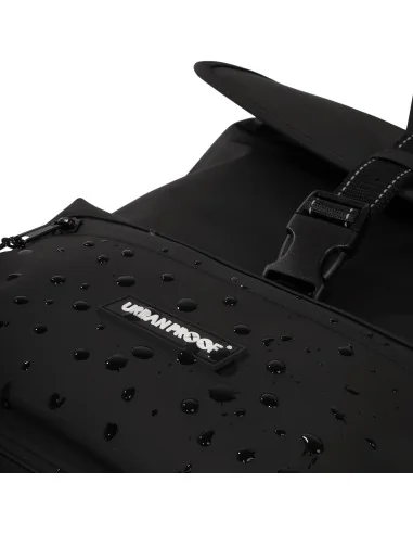 Gerecyclede dubbele fietstas Urban Proof Cargo 38 liter 30 x 15 x 42 cm - zwart