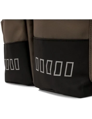 Gerecyclede dubbele fietstas Urban Proof Cargo 38 liter 30 x 15 x 42 cm - bruin