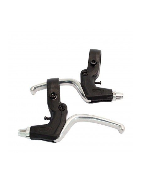 Remgreepset Saccon V-brake - 3 vinger - zwart/zilver