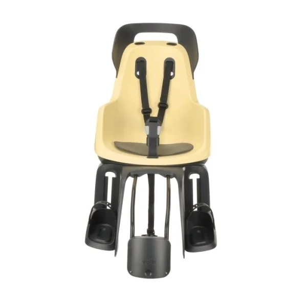 Kinderzitje achter Bobike Maxi Go - lemon sorbet - framebevestiging (FF)