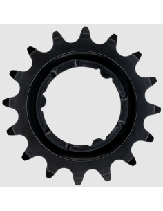 Tandwiel KMC Voor Shimano 16T O-MO Staal 3/32 inch - Zwart 2