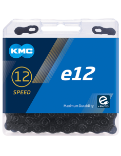 Ketting KMC e12 BlackTech 130L - zwart 2