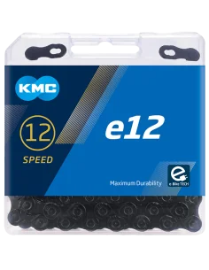 Ketting KMC e12 BlackTech 130L - zwart 2