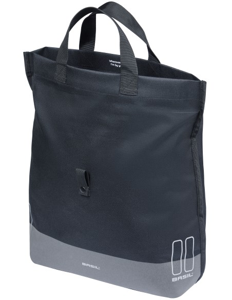 Fietsshopper Basil Mara Evo MIK Hooks, 17-19L - zwart