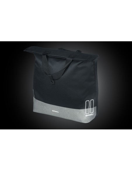 Fietsshopper Basil Mara Evo MIK Hooks, 17-19L - zwart