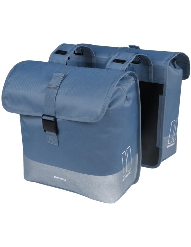 Dubbele fietstas Basil Mara Evo, 28-34L - indigo blue