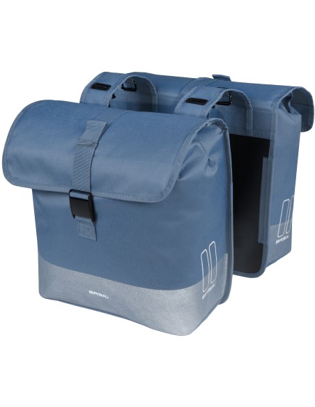 Dubbele fietstas Basil Mara Evo, 28-34L - indigo blue