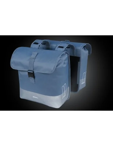 Dubbele fietstas Basil Mara Evo, 38-46L - indigo blue