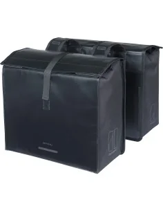 Dubbele fietstas Basil Urban Load Pro, 50-64L - zwart