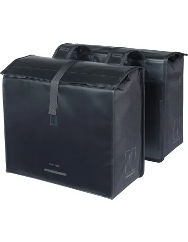 Dubbele fietstas Basil Urban Load Pro, 50-64L - zwart
