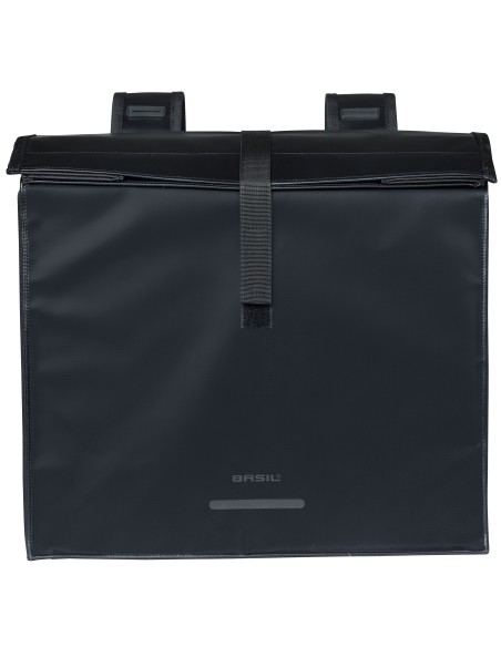 Dubbele fietstas Basil Urban Load Pro, 50-64L - zwart