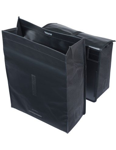 Dubbele fietstas Basil Urban Load Pro, 50-64L - zwart