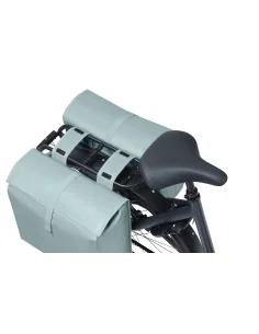 Dubbele fietstas Basil Urban Load Pro, 50-64L - silver blue 2