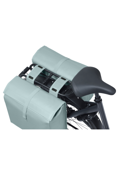 Dubbele fietstas Basil Urban Load Pro, 50-64L - silver blue
