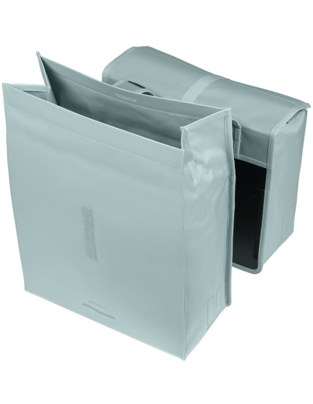 Dubbele fietstas Basil Urban Load Pro, 50-64L - silver blue