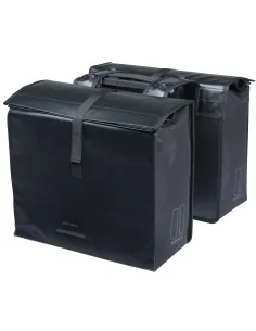 Dubbele fietstas Basil Urban Load Pro MIK, 50-64L - zwart