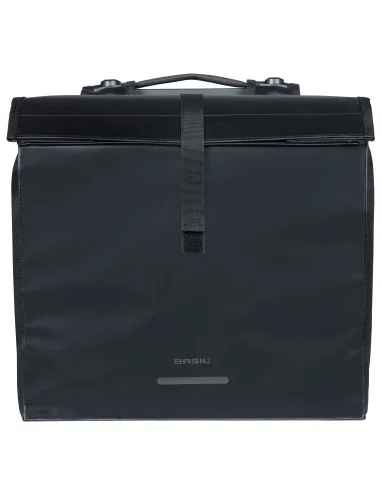 Dubbele fietstas Basil Urban Load Pro MIK, 50-64L - zwart