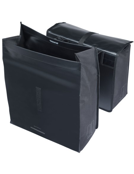 Dubbele fietstas Basil Urban Load Pro MIK, 50-64L - zwart