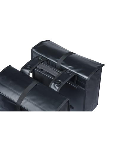 Dubbele fietstas Basil Urban Load Pro MIK, 50-64L - zwart