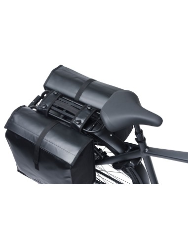 Dubbele fietstas Basil Urban Load Pro MIK, 50-64L - zwart
