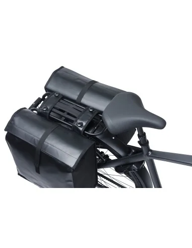 Dubbele fietstas Basil Urban Load Pro MIK, 50-64L - zwart