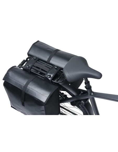 Dubbele fietstas Basil Urban Load Pro MIK, 50-64L - zwart