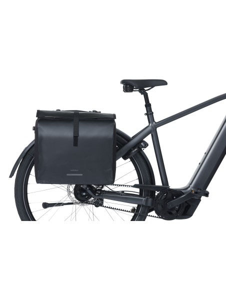 Dubbele fietstas Basil Urban Load Pro MIK, 50-64L - zwart