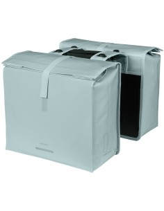 Dubbele fietstas Basil Urban Load Pro MIK, 50-64L - silver blue