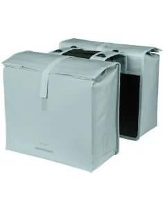 Dubbele fietstas Basil Urban Load Pro MIK, 50-64L - silver blue