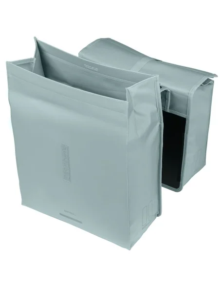 Dubbele fietstas Basil Urban Load Pro MIK, 50-64L - silver blue