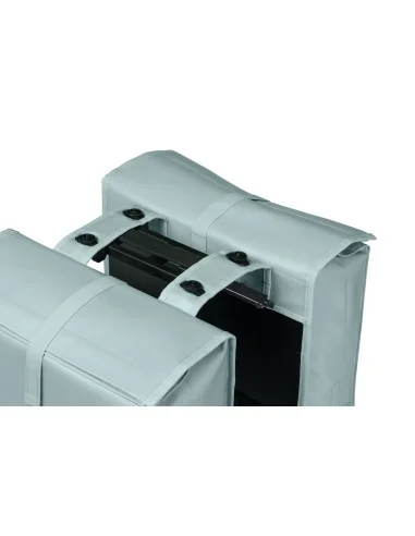 Dubbele fietstas Basil Urban Load Pro MIK, 50-64L - silver blue