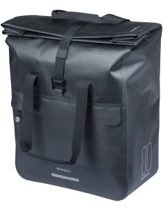 Fietsshopper Basil Urban Dry Neo MIK Hooks, 23-26L - zwart