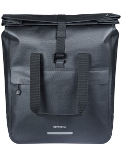Fietsshopper Basil Urban Dry Neo MIK Hooks, 23-26L - zwart 2