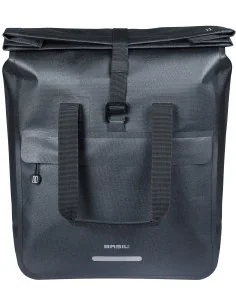 Fietsshopper Basil Urban Dry Neo MIK Hooks, 23-26L - zwart 2