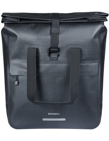 Fietsshopper Basil Urban Dry Neo MIK Hooks, 23-26L - zwart