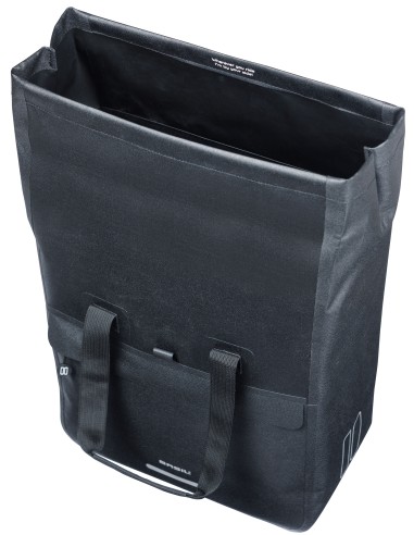 Fietsshopper Basil Urban Dry Neo MIK Hooks, 23-26L - zwart