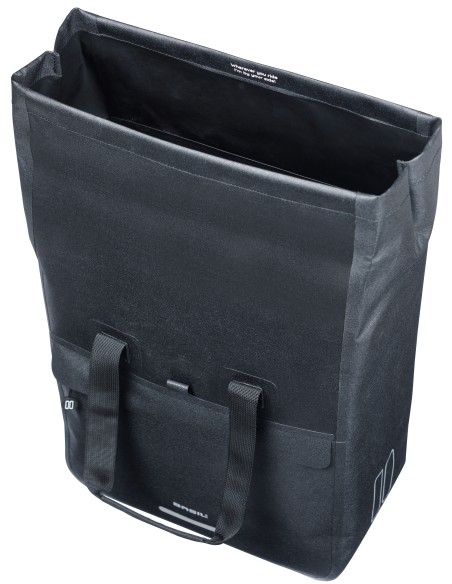 Fietsshopper Basil Urban Dry Neo MIK Hooks, 23-26L - zwart