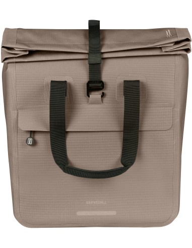 Fietsshopper Basil Urban Dry Neo MIK Hooks, 23-26L - sage brown