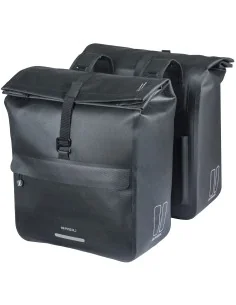 Dubbele fietstas Basil Urban Dry Neo, 46-52L - zwart