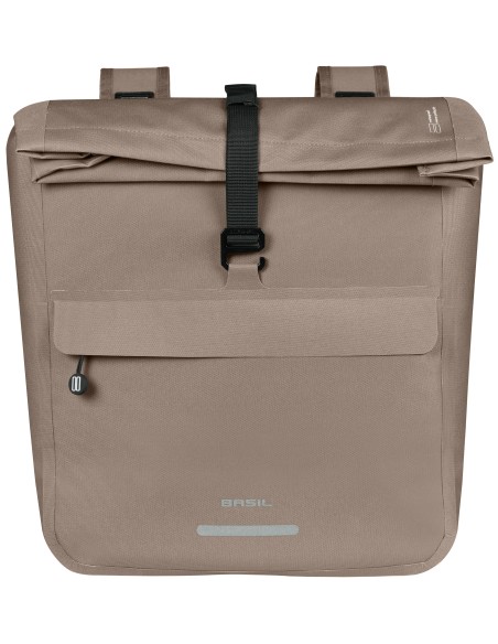 Dubbele fietstas Basil Urban Dry Neo, 46-52L - sage brown