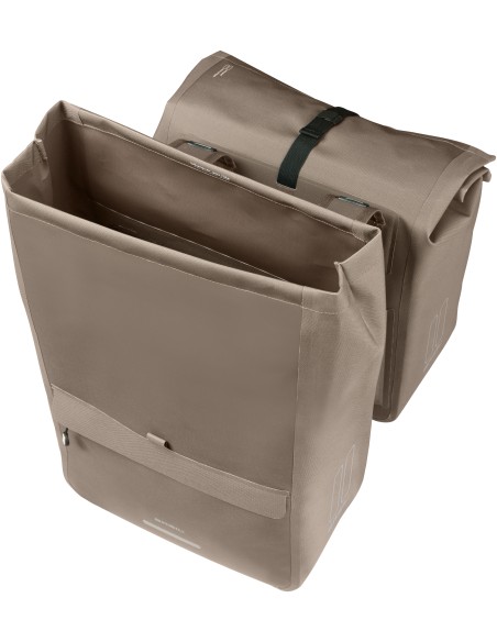 Dubbele fietstas Basil Urban Dry Neo, 46-52L - sage brown