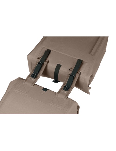 Dubbele fietstas Basil Urban Dry Neo, 46-52L - sage brown