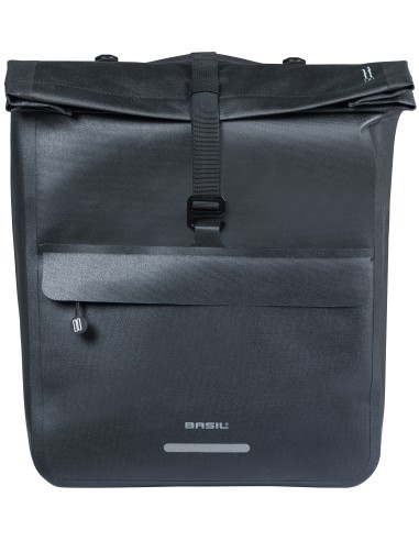 Dubbele fietstas Basil Urban Dry Neo MIK, 46-52L - zwart