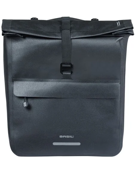 Dubbele fietstas Basil Urban Dry Neo MIK, 46-52L - zwart