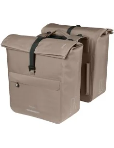 Dubbele fietstas Basil Urban Dry Neo MIK, 46-52L - sage brown