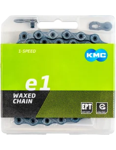 Fietsketting KMC E1 EPT Waxed - zilver 2
