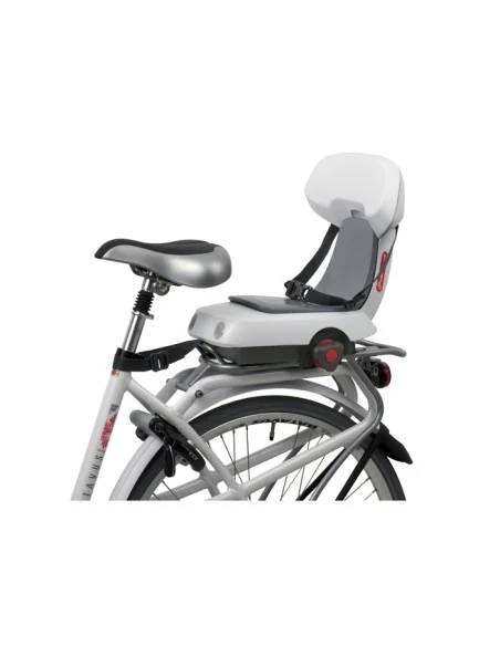 Kinderzitje achter Polisport Guppy Junior - koel grijs / donkergrijs