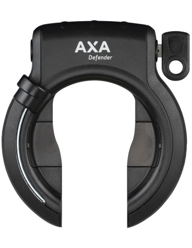 Ringslot Axa Defender Retractable met uitneembare sleutel - zwart