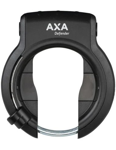 Ringslot Axa Defender Retractable met uitneembare sleutel - zwart