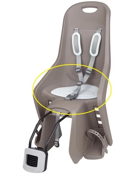 Kussen voor Polisport Bubbly Maxi kinderzitje - grijs